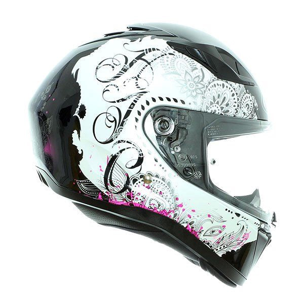 HJC I70 Full Face Helmet Varok - Black Pink Purple