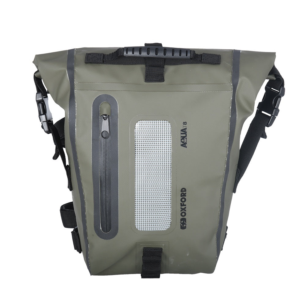 Oxford AQUA T8 TAIL BAG - KHAKI/BLACK