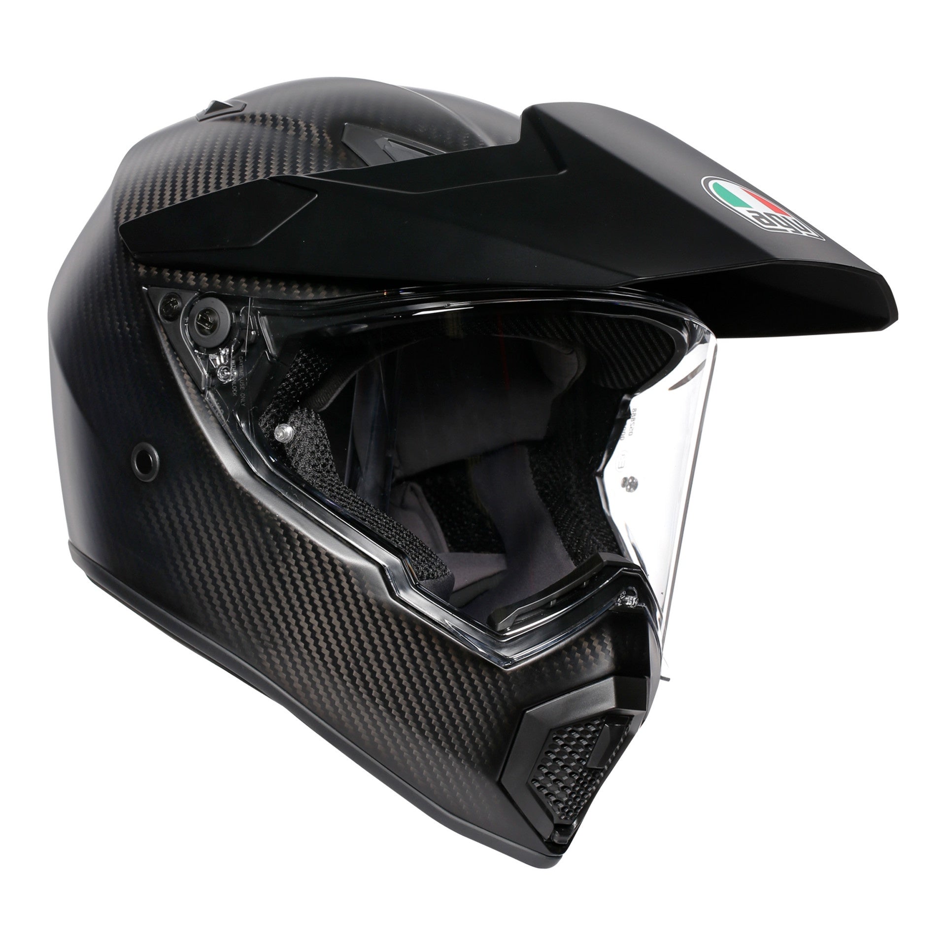 AGV AX9 Adventure Helmet - Carbon Matt Black .