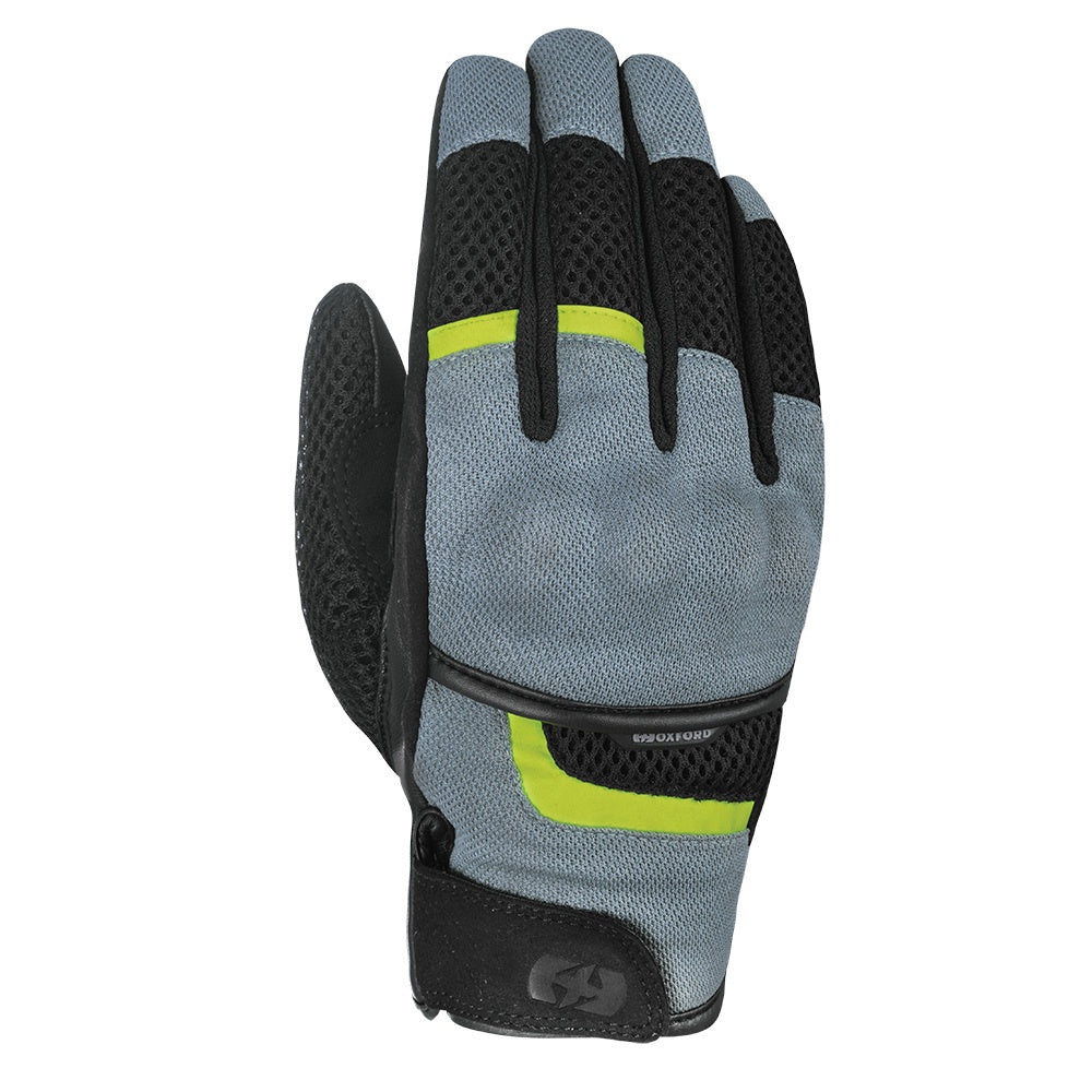 Oxford Brisbane Air Short Summer Gloves - Charcoal / Black