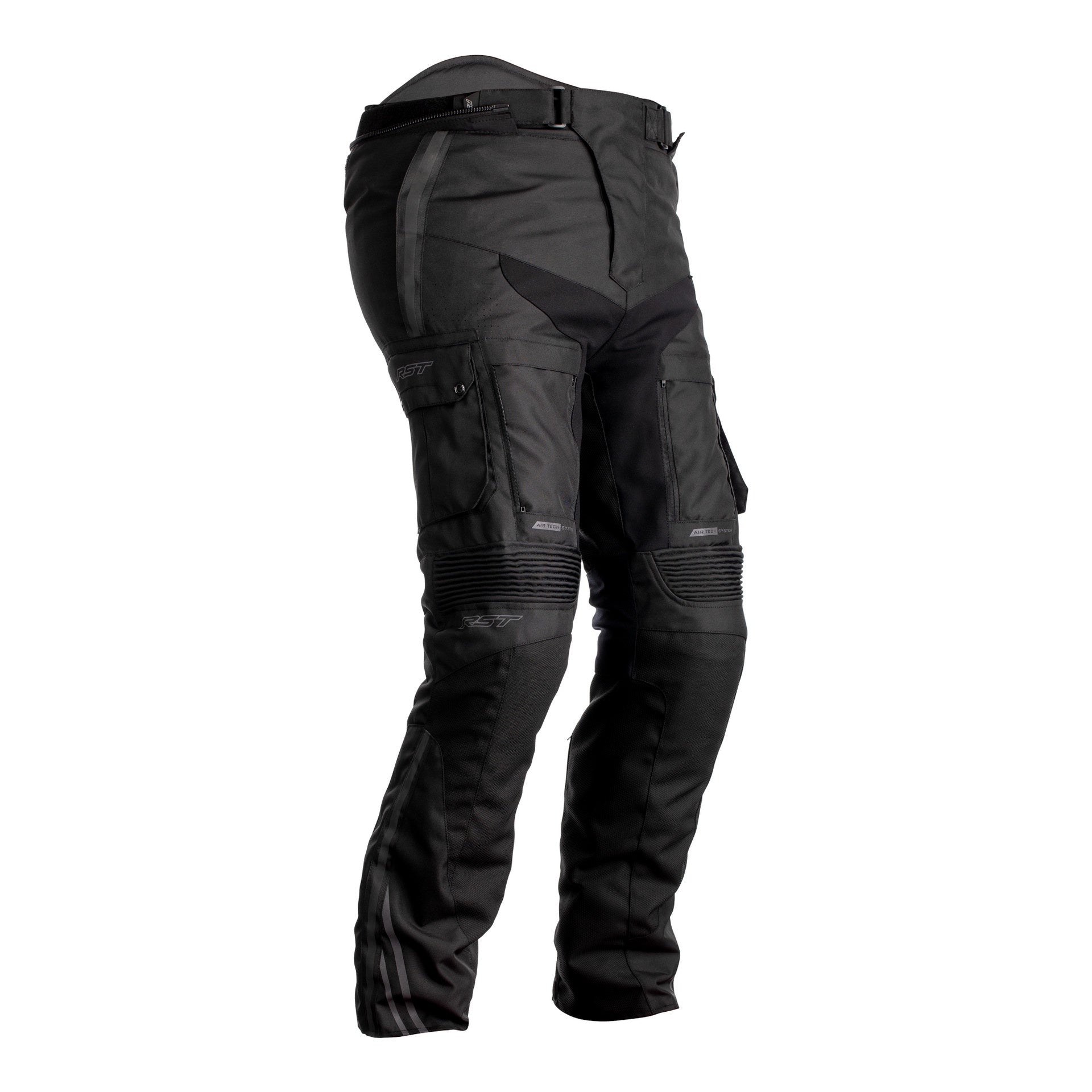 RST Pro Series Adventure-X CE Ladies Textile Jean - Black / Black .