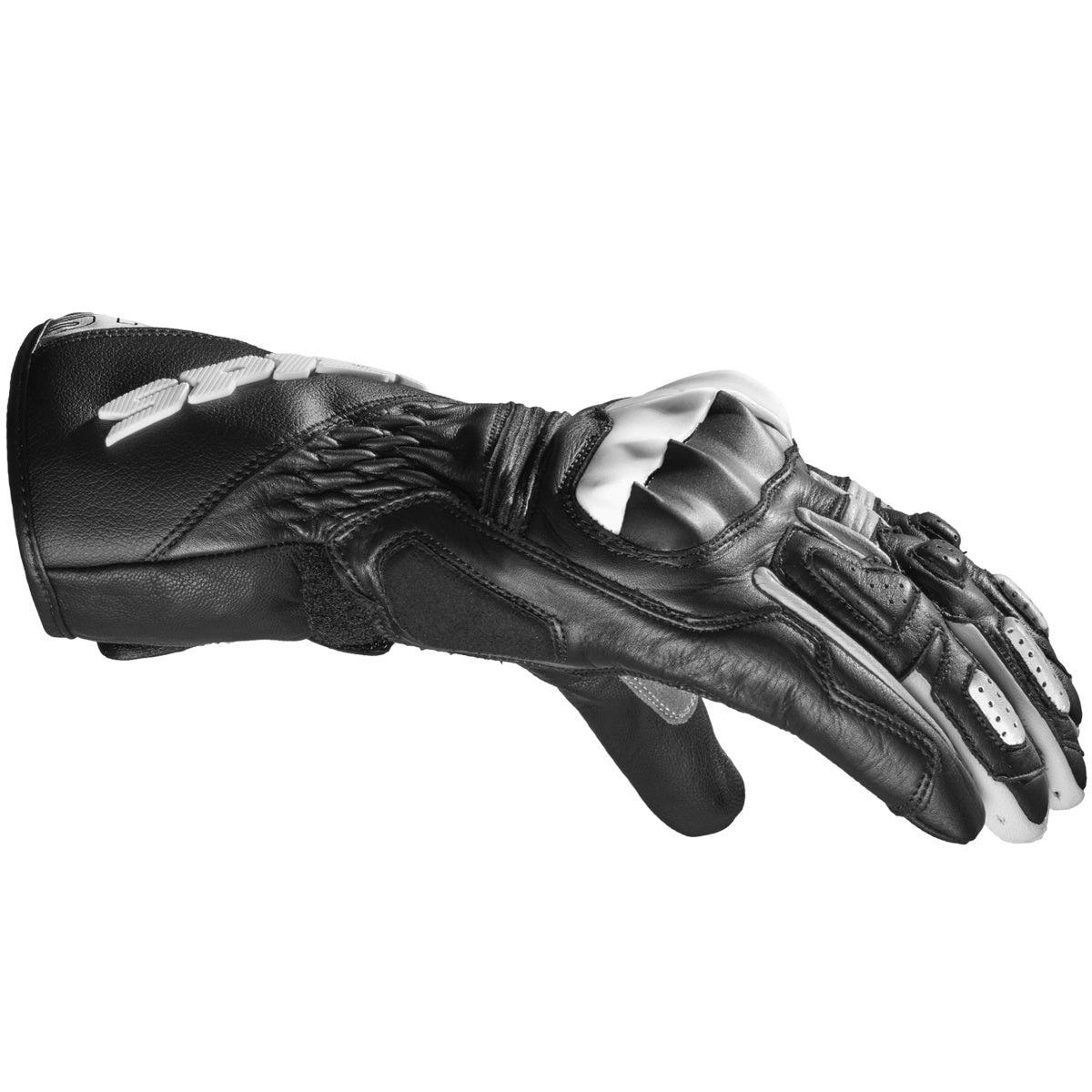 Spidi STS-R2 CE Ladies Leather Gloves - Black / White