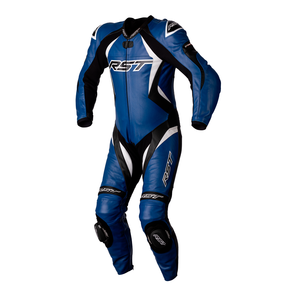 RST Tractech Evo 4 CE Mens Leather Suit - Blue / Black