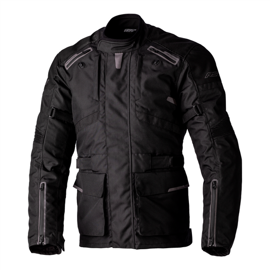 RST Endurance CE Mens Textile Jacket - Black / Black