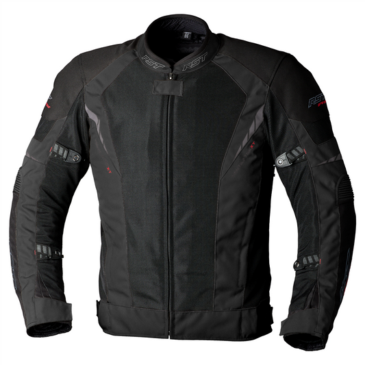 RST Pro Series Ventilator XT CE Mens Textile Jacket - Black / Black