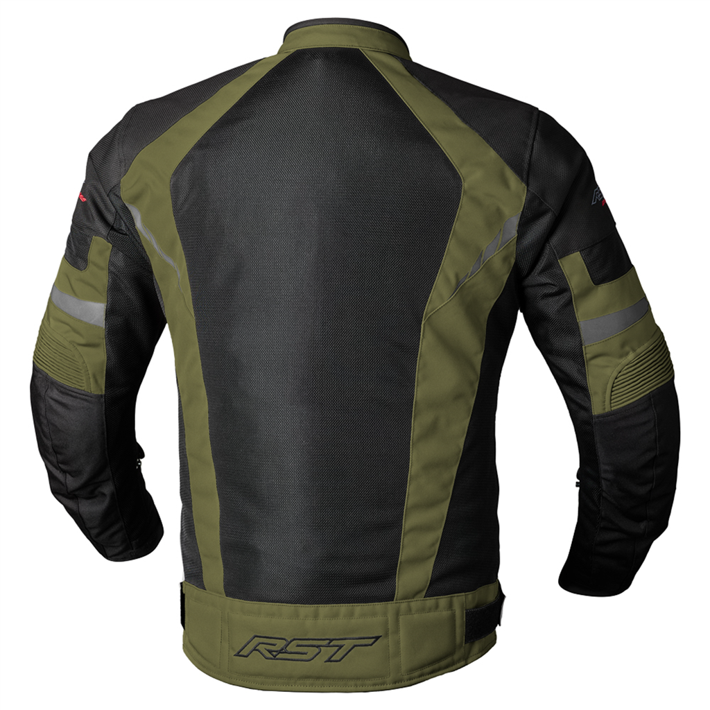 RST Pro Series Ventilator XT CE Mens Textile Jacket - Green / Black