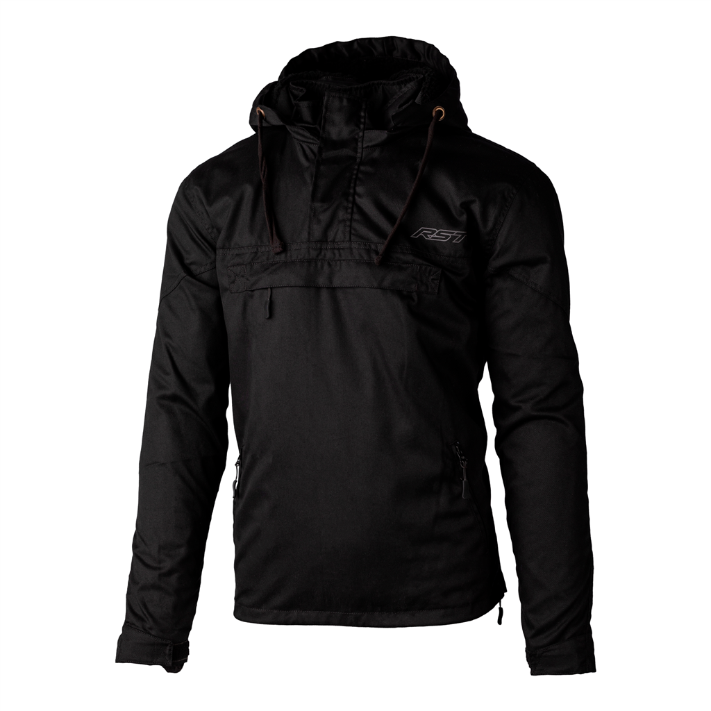 RST X KEVLAR® Loadout 1/4 zip CE Mens Textile Hooded Jacket - Black