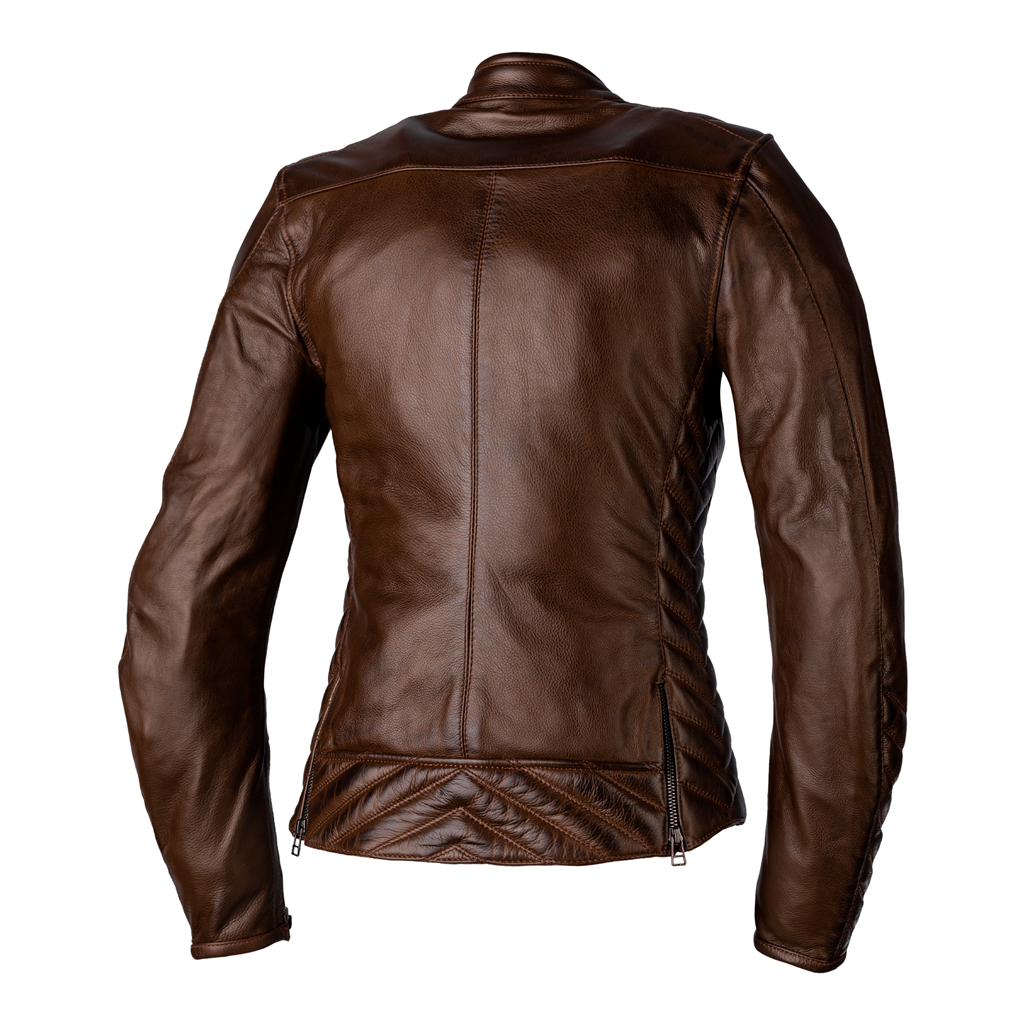 RST Roadster 3 CE Ladies Leather Jacket - Brown