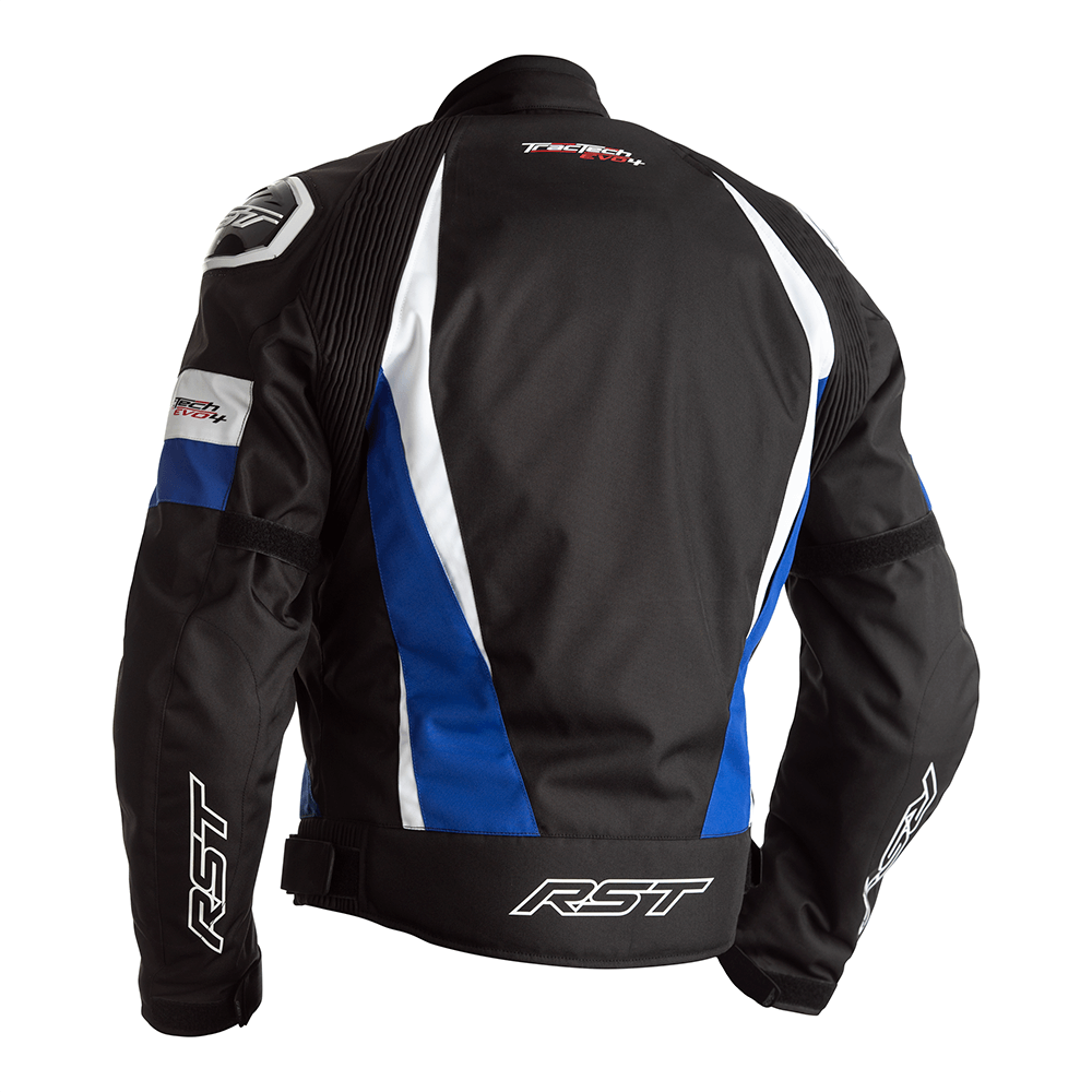 RST Tractech Evo 4 CE Mens Textile Jacket - Black / Blue .