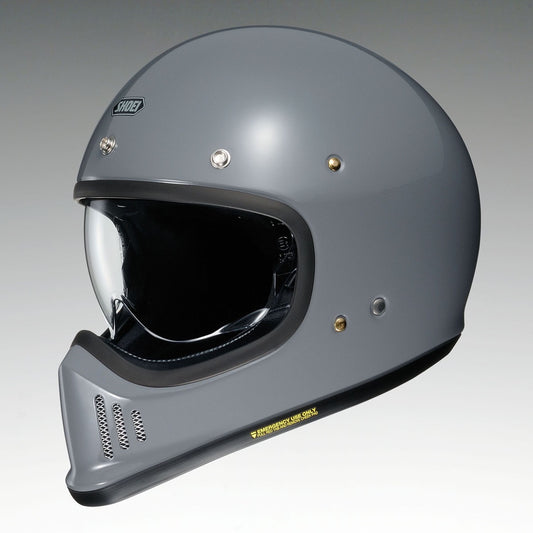 Shoei Ex-Zero Retro Helmet - Plain Basalt Grey