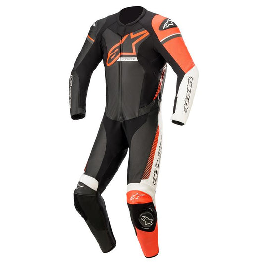 Alpinestars GP Force Phantom 1 Piece Leather Suit - Black / White / Red