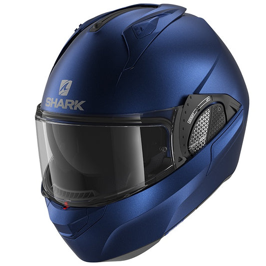 Shark Evo GT Flip Front Helmet Blank - Matt Blue B06