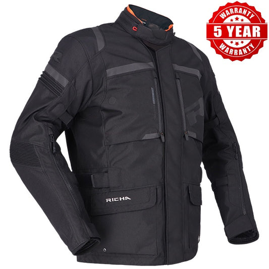 Richa Brutus Gore-Tex Waterproof Jacket - Black