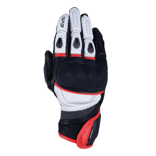 Oxford RP-3 2.0 Short Sports Gloves - Black / White / Red