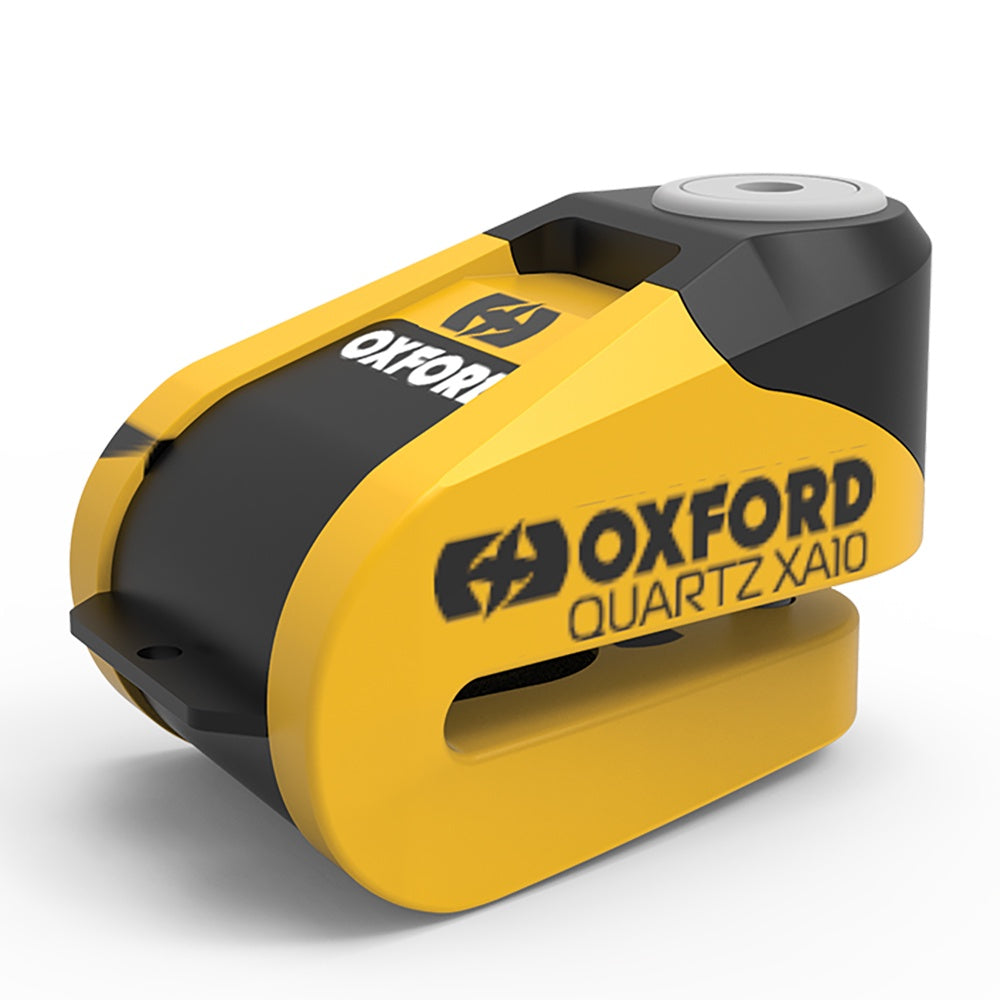 Oxford Quartz XA10 Alarm Disc Lock - Yellow / Black