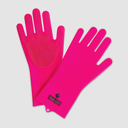 Muc-Off Deep Scrubber Gloves Pink