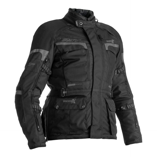 RST Pro Series Adventure-X CE Ladies Textile Jacket - Black / Black .