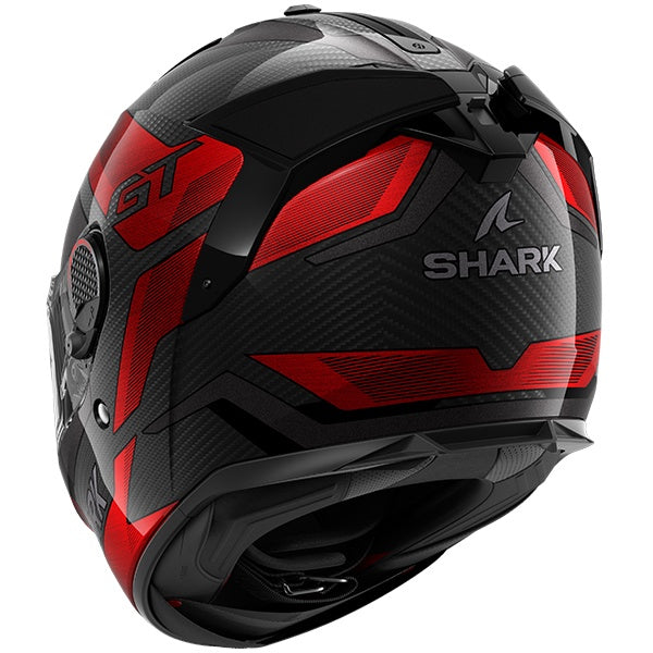 Shark Spartan GT Pro Ritmo Carbon Helmet DRU - Black / Red