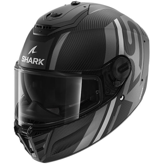 Shark Spartan RS Carbon Helmet Shawn Mat DSA - Black / Anthracite