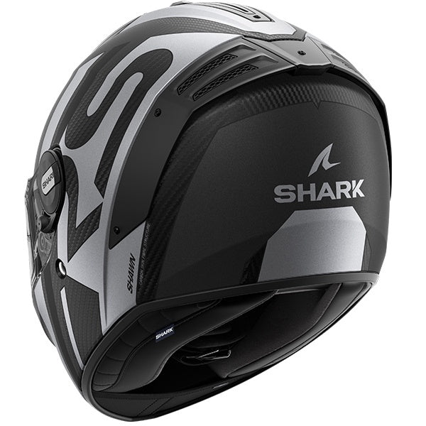 Shark Spartan RS Carbon Helmet Shawn Mat DKS - Black / Silver