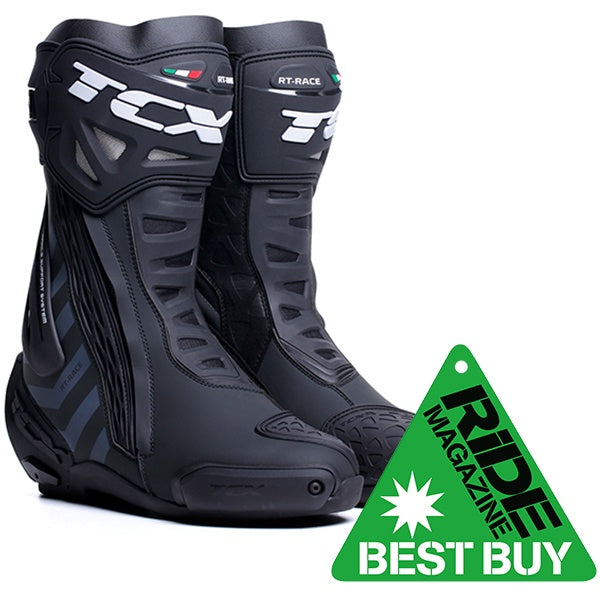 TCX RT-Race Sports Leather Boots 42C - Black