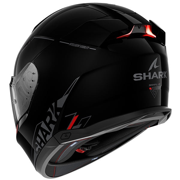 Shark Skwal I3 Blank SP Full Face Helmet KAR - Black / Red