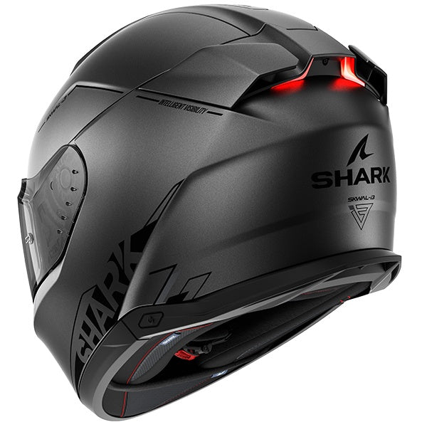 Shark Skwal I3 Blank SP Full Face Helmet AKS - Matt Anthracite