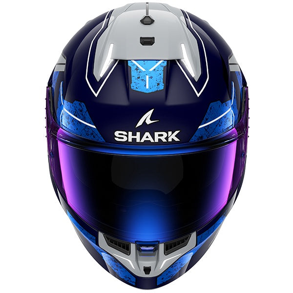 Shark Skwal I3 Rhad Full Face Helmet BUS - Blue / Black / Silver