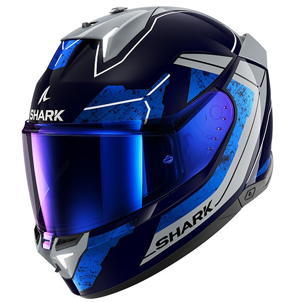 Shark Skwal I3 Rhad Full Face Helmet BUS - Blue / Black / Silver