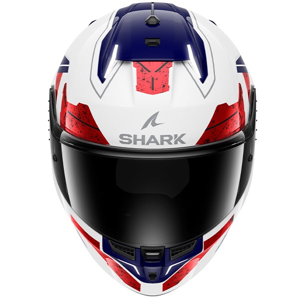 Shark Skwal I3 Rhad Full Face Helmet WUR - White / Red / Blue