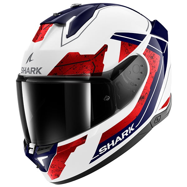 Shark Skwal I3 Rhad Full Face Helmet WUR - White / Red / Blue