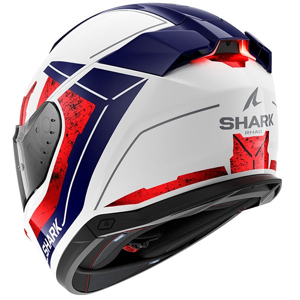 Shark Skwal I3 Rhad Full Face Helmet WUR - White / Red / Blue