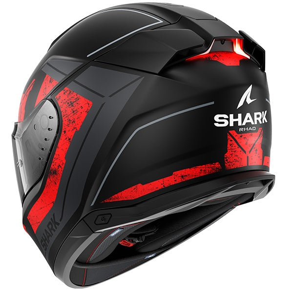 Shark Skwal I3 Rhad Full Face Helmet KUR - Black / Red