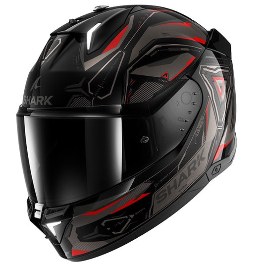 Shark Skwal I3 Linik Full Face Helmet KAR - Black / Anthacite / Red