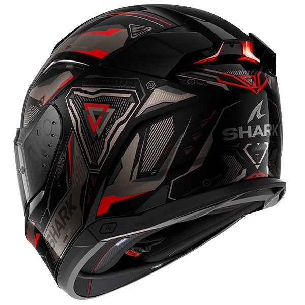 Shark Skwal I3 Linik Full Face Helmet KAR - Black / Anthacite / Red