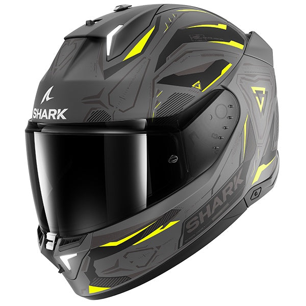 Shark Skwal I3 Linik Full Face Helmet AYK - Anthracite / Yellow