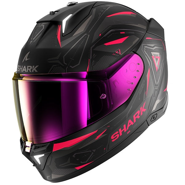 Shark Skwal I3 Linik Full Face Helmet KVA - Black / Pink