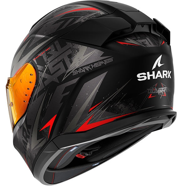 Shark D-Skwal 3 Blast-R Full Face Helmet KAR - Black / Red