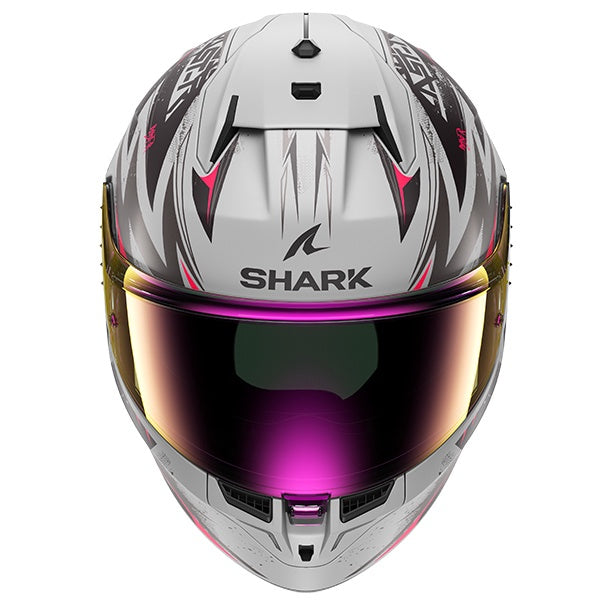 Shark D-Skwal 3 Blast-R Full Face Helmet SVK - Silver / Pink / Black