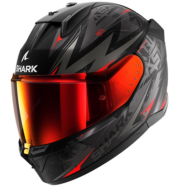 Shark D-Skwal 3 Blast-R Full Face Helmet KAR - Black / Red