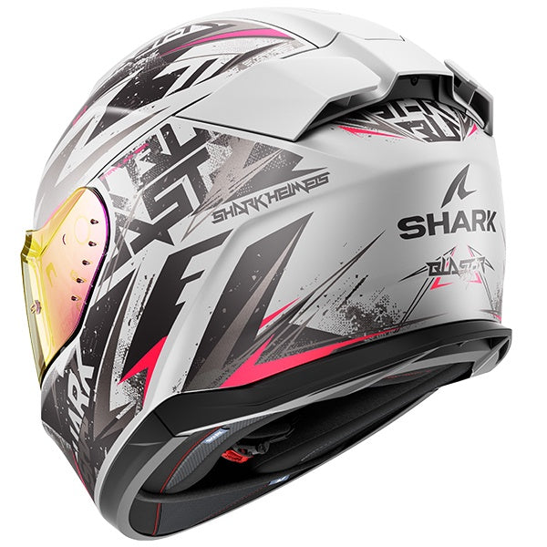 Shark D-Skwal 3 Blast-R Full Face Helmet SVK - Silver / Pink / Black