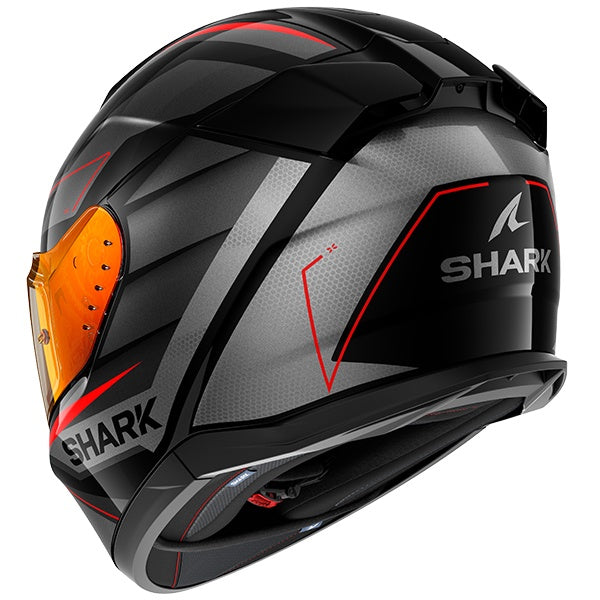 Shark D-Skwal 3 Sizler Full Face Helmet KAR - Black / Red