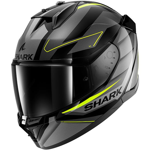 Shark D-Skwal 3 Sizler Full Face Helmet KAY - Black / Yellow