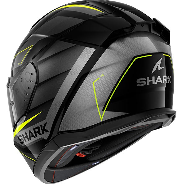 Shark D-Skwal 3 Sizler Full Face Helmet KAY - Black / Yellow