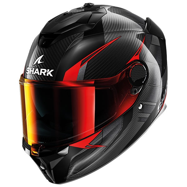 Shark Spartan GT Pro Kultram Carbon Helmet DKR - Black / Red