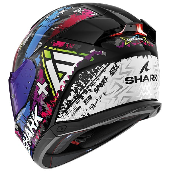 Shark Skwal I3 Hellcat Full Face Helmet KUB - Black / Blue