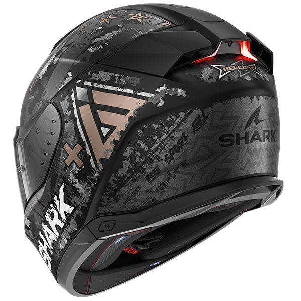 Shark Skwal I3 Hellcat Full Face Helmet KUA - Matt Black / Anthracite