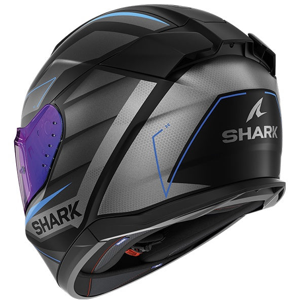 Shark D-Skwal 3 Sizler Full Face Helmet KAB - Matt Black / Blue