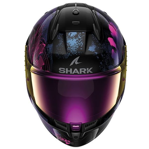 Shark D-Skwal 3 Mayfer Full Face Helmet KVX - Black / Pink / Purple