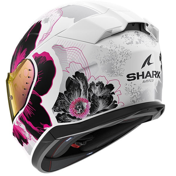 Shark D-Skwal 3 Mayfer Full Face Helmet WVA - White / Pink